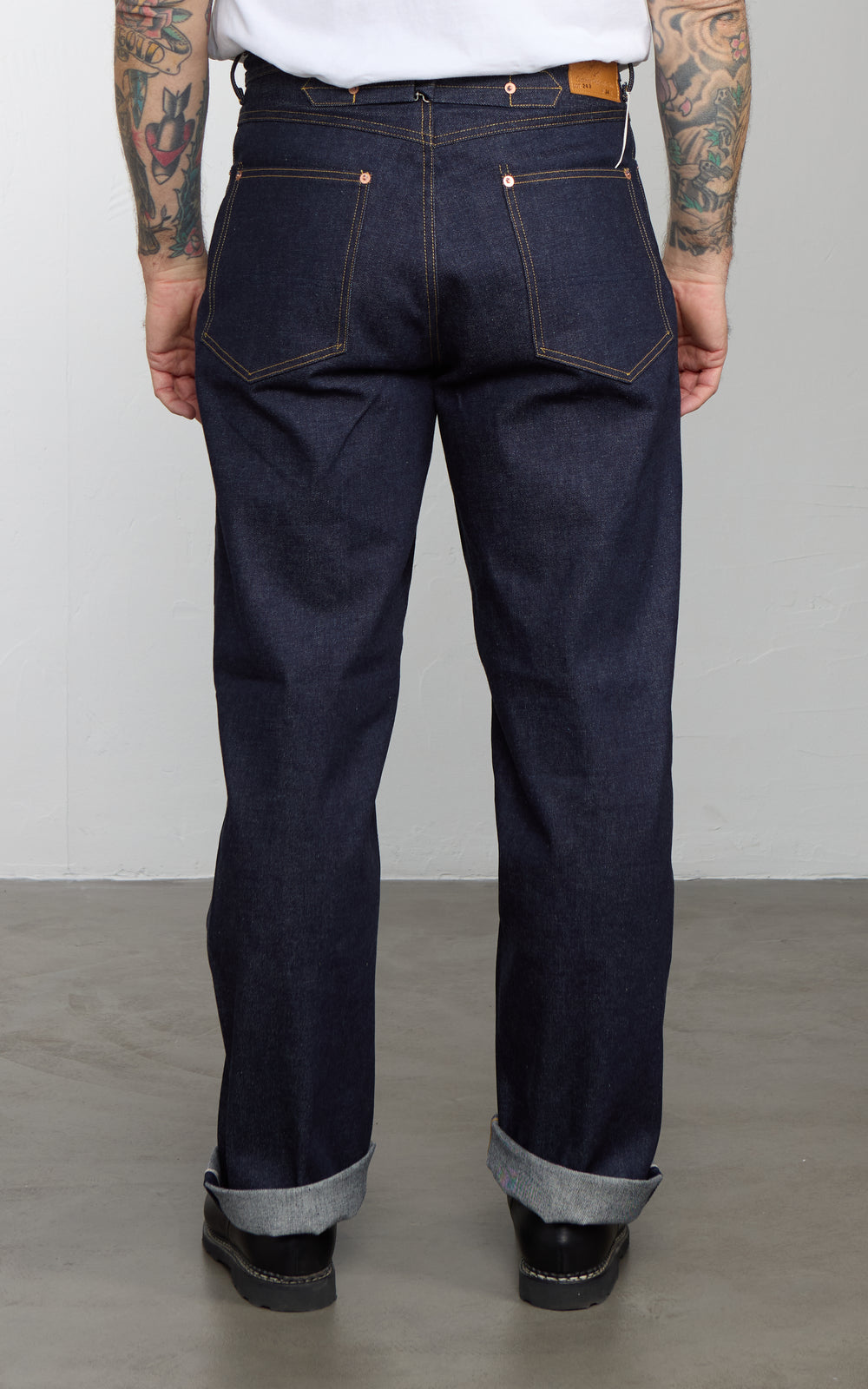 Lawford Lot.243 Buckle-Back Five Pocket Denim Pants Indigo 13.5oz