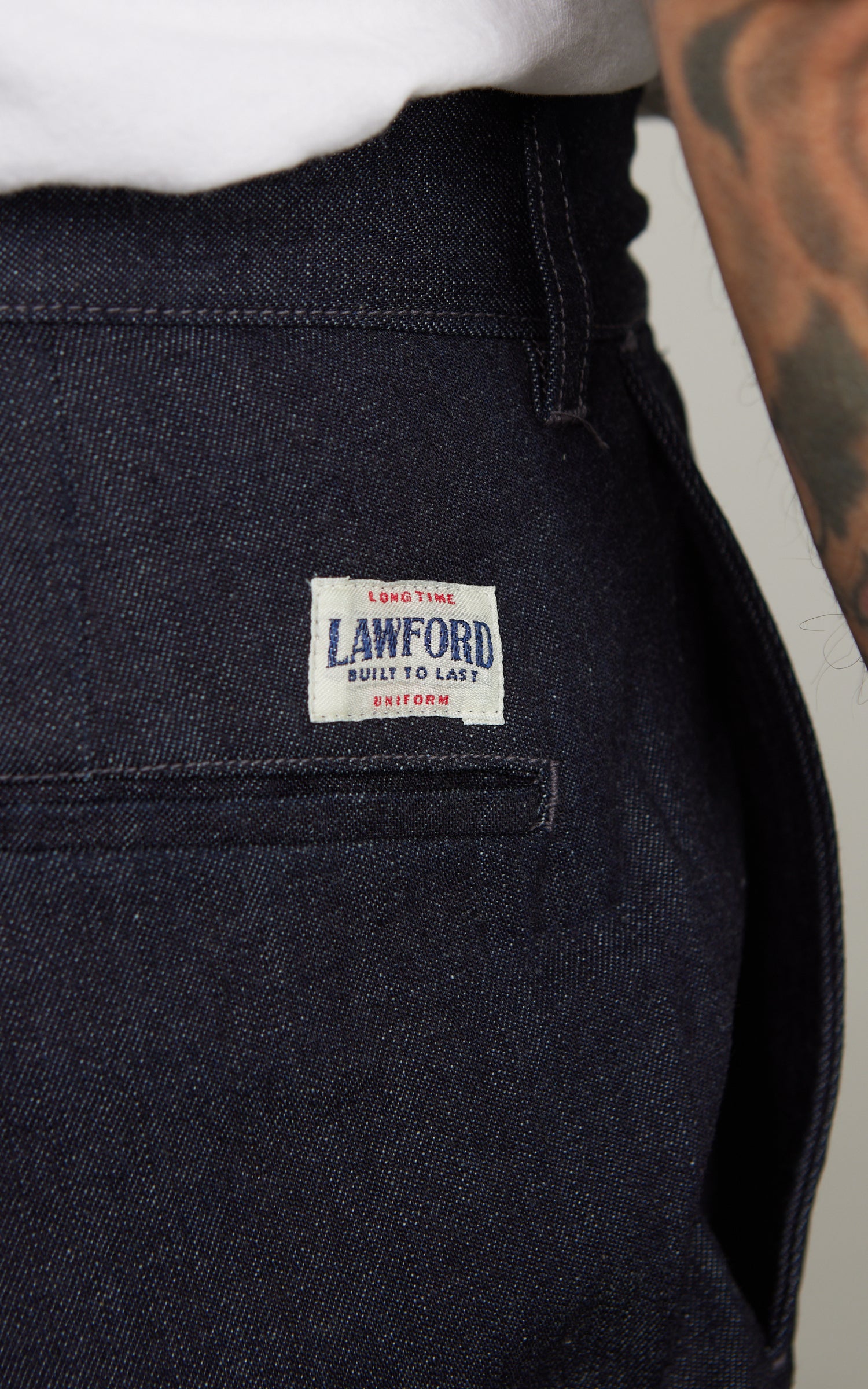 Lawford Lot.548 Denim Work Trousers Grayish Indigo 11oz