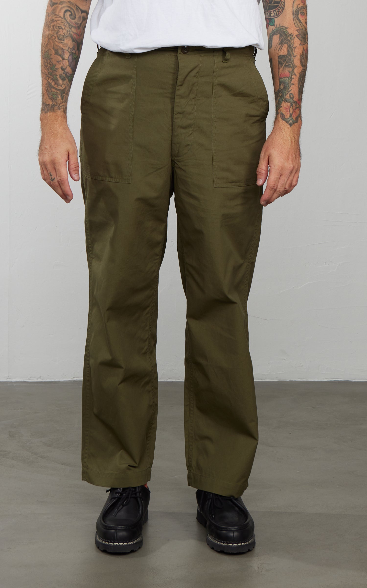 Lawford Utility Trousers Poplin Olive Drab