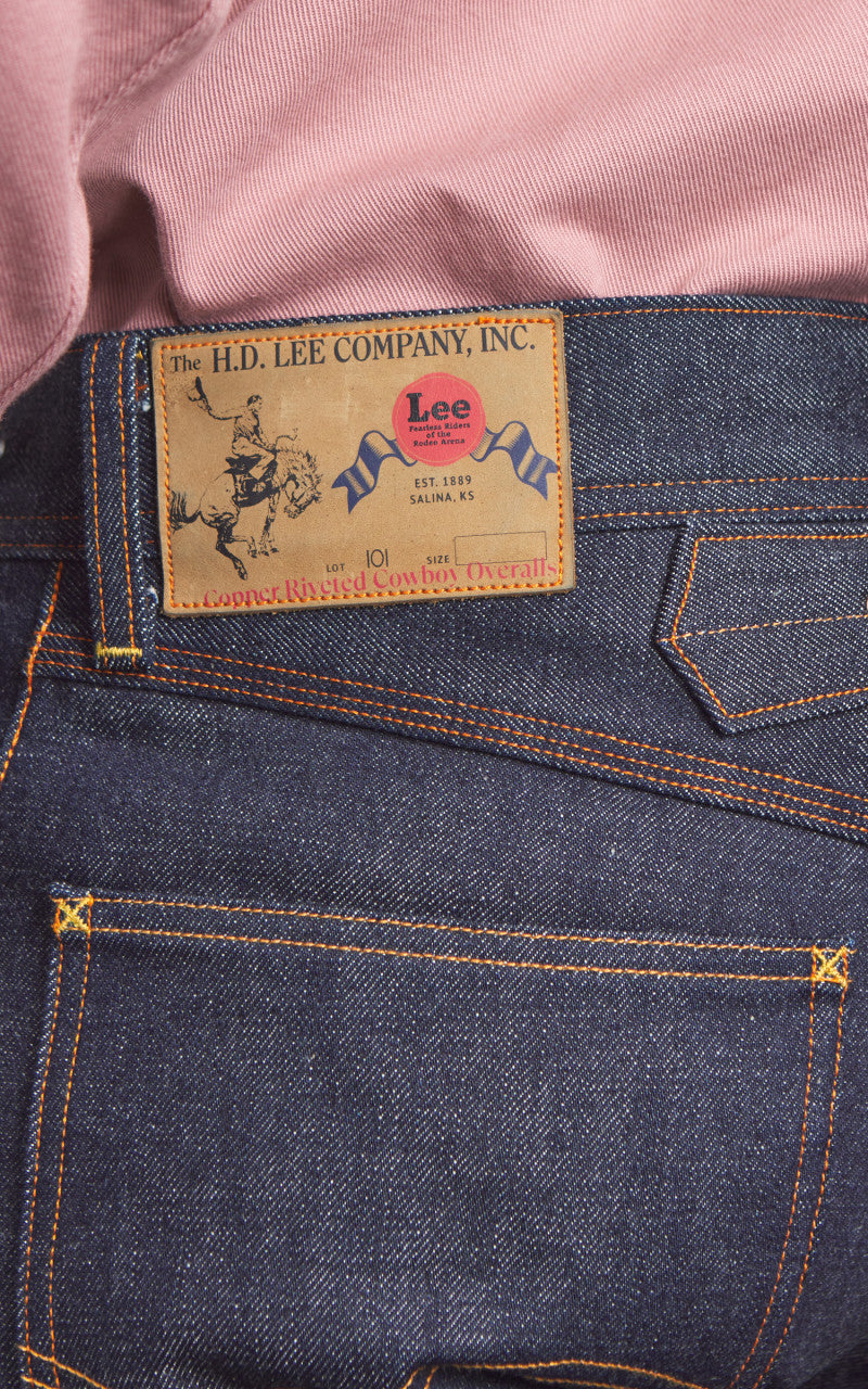 Lee 101 101 Cowboy Pant Dry Selvedge Indigo 15oz