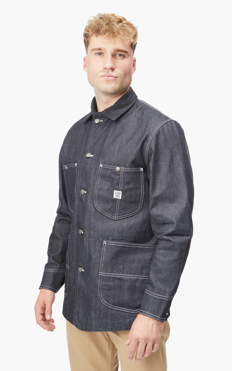 Lee 101 101 Loco Jacket Dry Selvedge Indigo