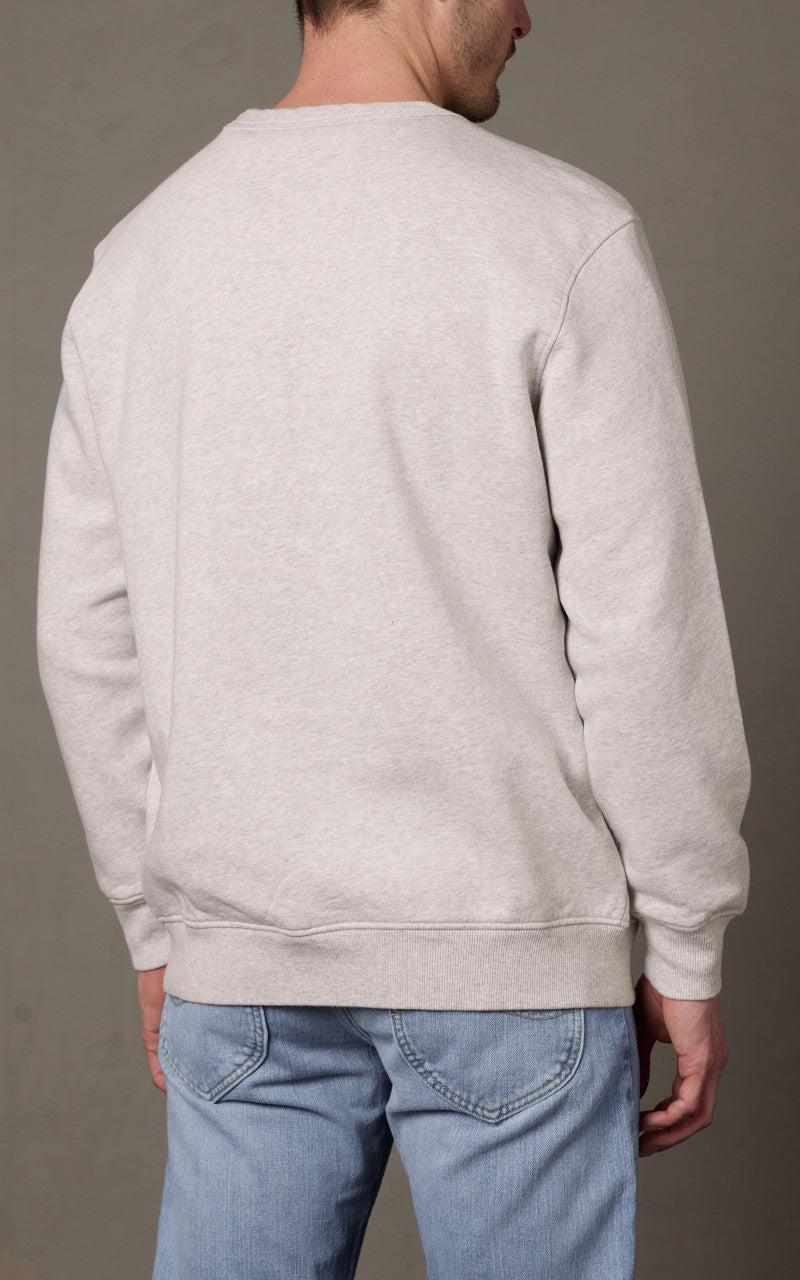 Lee 101 101 Rider Sweatshirt Sharp Grey Mele