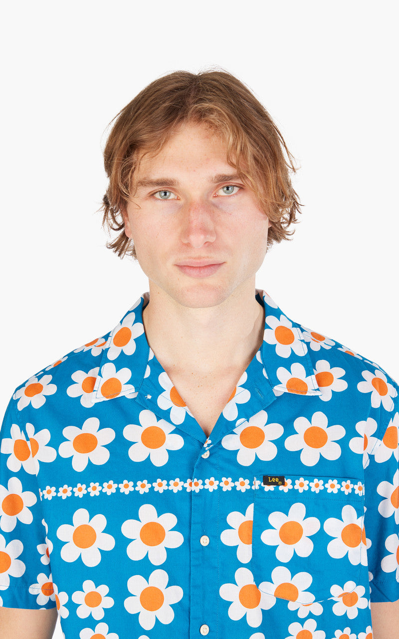 Lee 101 101 Resort Shirt Orange Crush