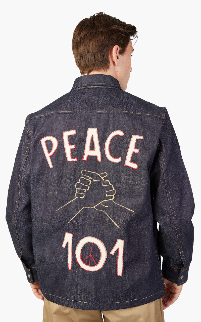 Lee 101 101 Denim Overshirt Dry Indigo