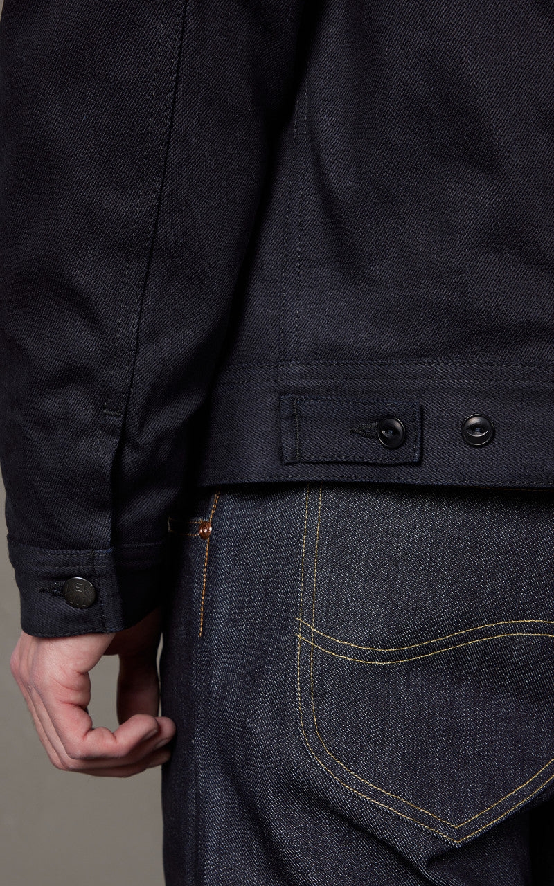 Lee 101 101 Storm Rider Jacket Blanket Lined Dry Indigo 13oz