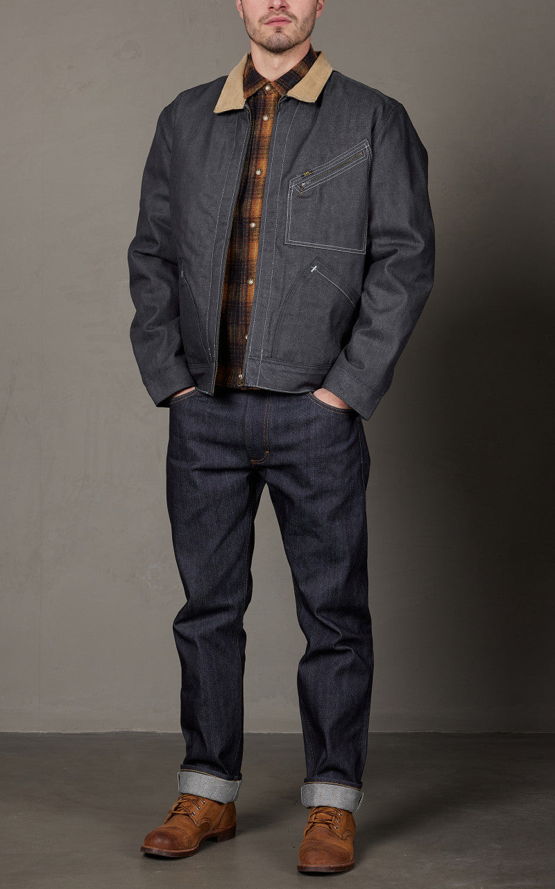 Lee 101 91B Zip Jacket Dry Indigo 11.5oz