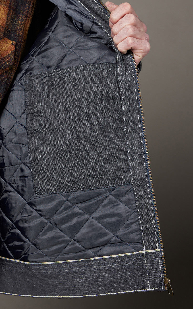 Lee 101 91B Zip Jacket Dry Indigo 11.5oz