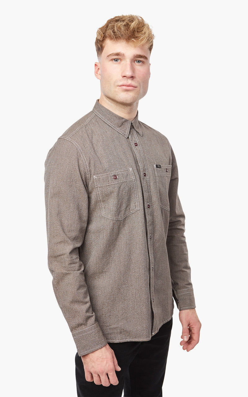 Lee 101 101 Workwear Shirt Bistre