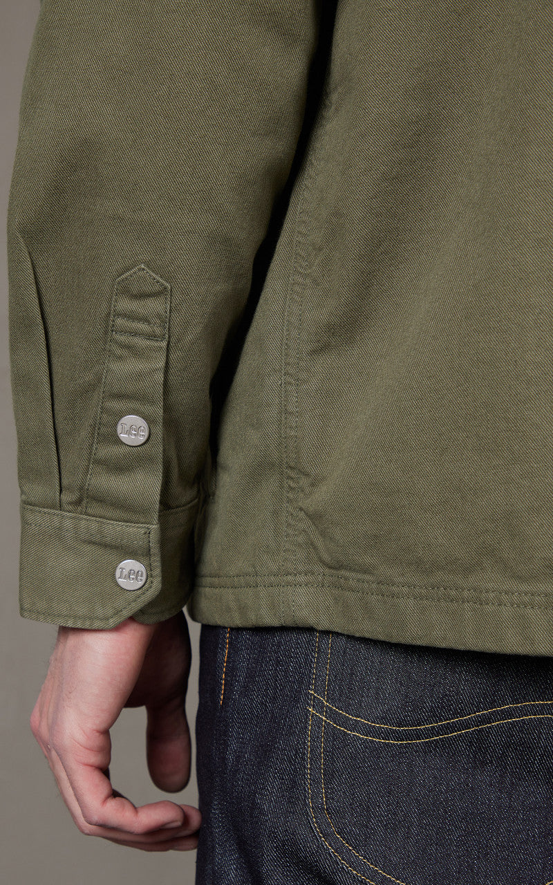 Lee Workwear Overshirt Olive Green