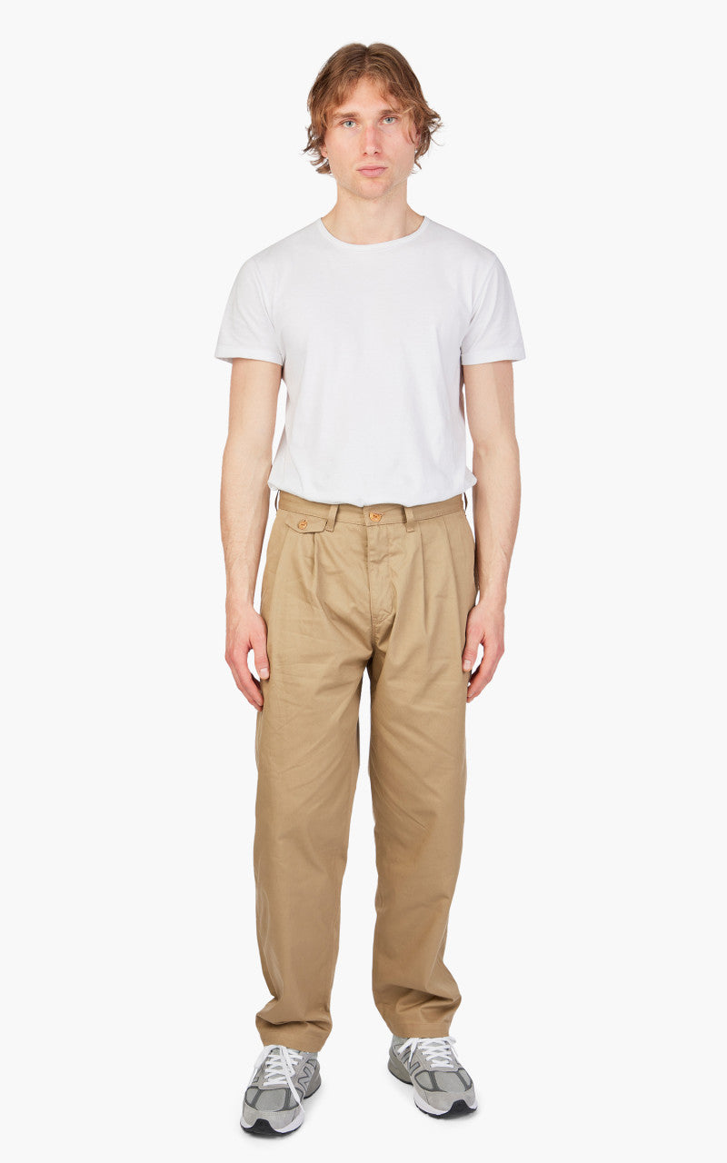 Lee 101 Double Pleated Chino Beige