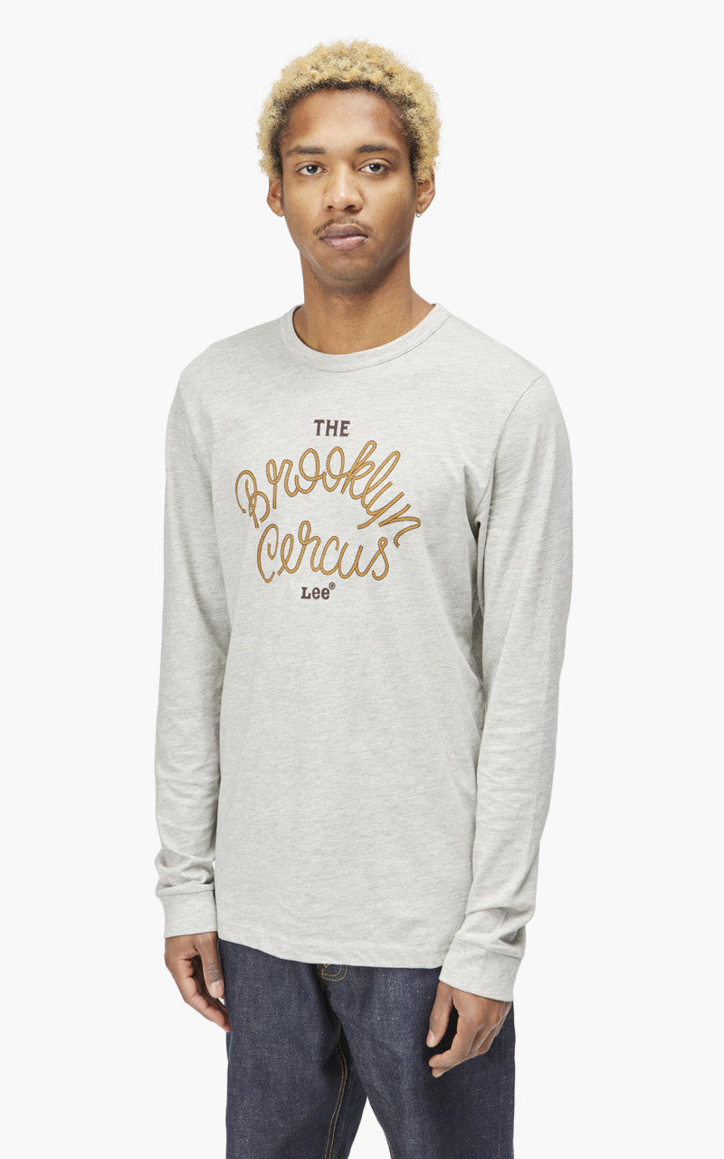 Lee x The Brooklyn Circus LS Jersey Tee Grey Mele