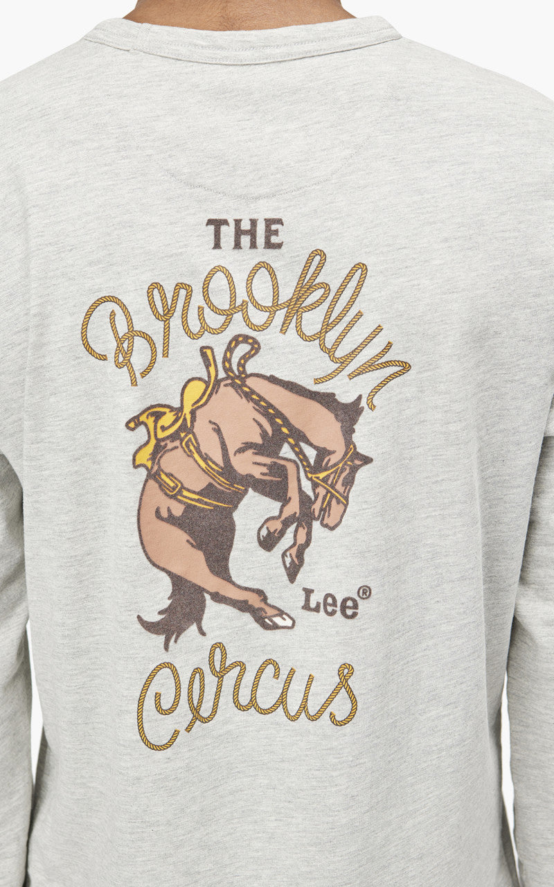 Lee x The Brooklyn Circus LS Jersey Tee Grey Mele