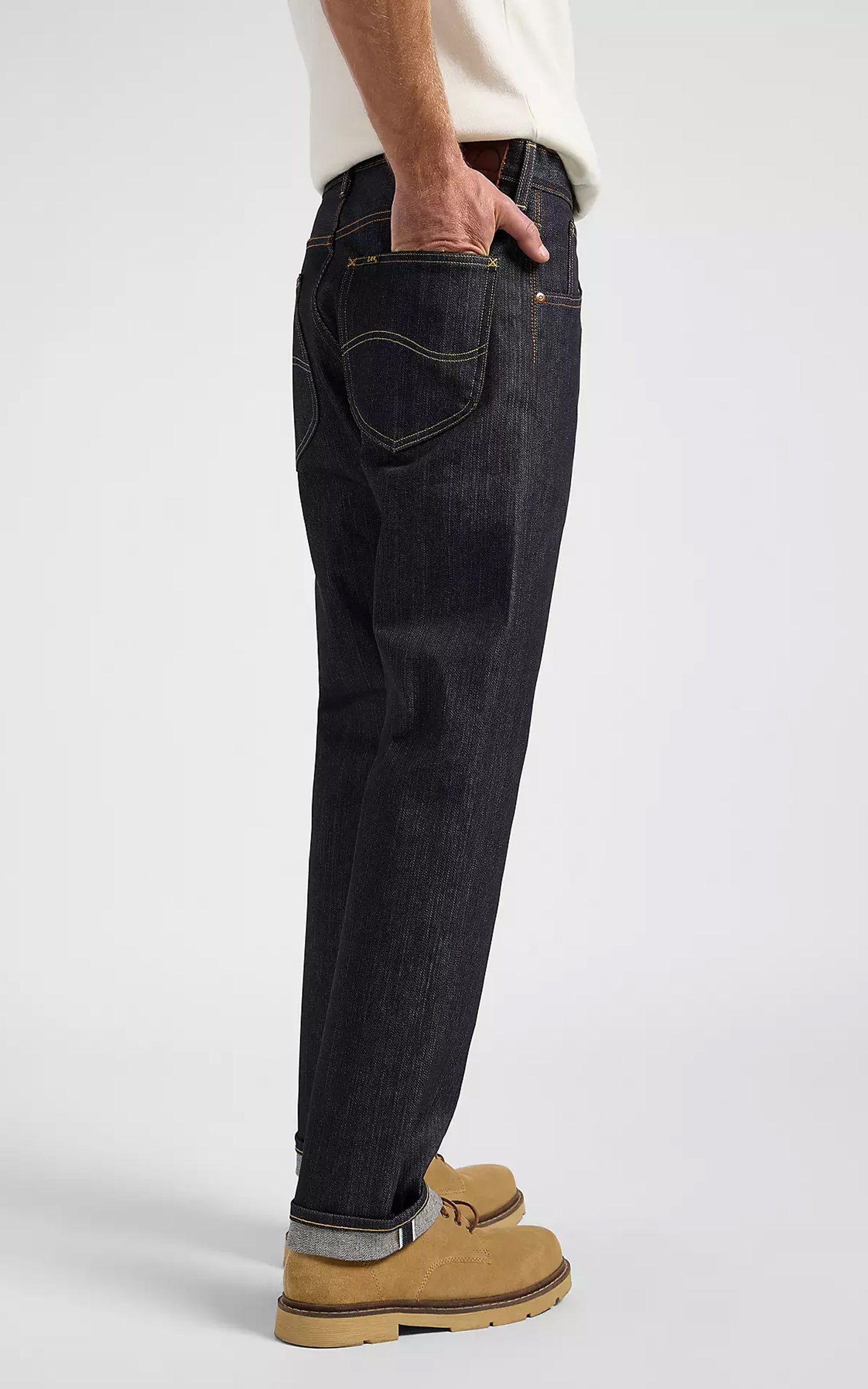Lee 101 101 Z Regular Jean Selvedge Dry Blue 14.75oz