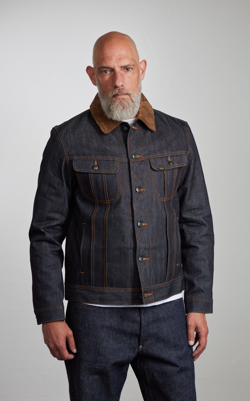 Lee 101 101 Storm Rider Jacket Blanket Lined Dry Indigo 14.75oz