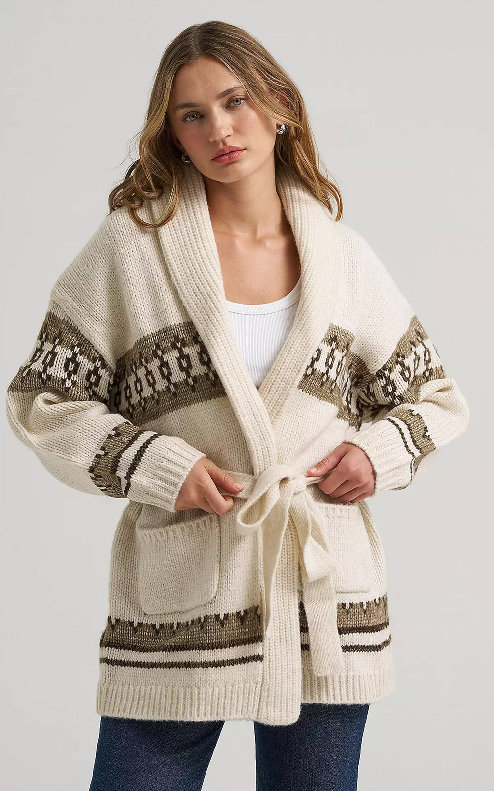 Lee x Marilyn Sweater Cardigan Turtledove Heather