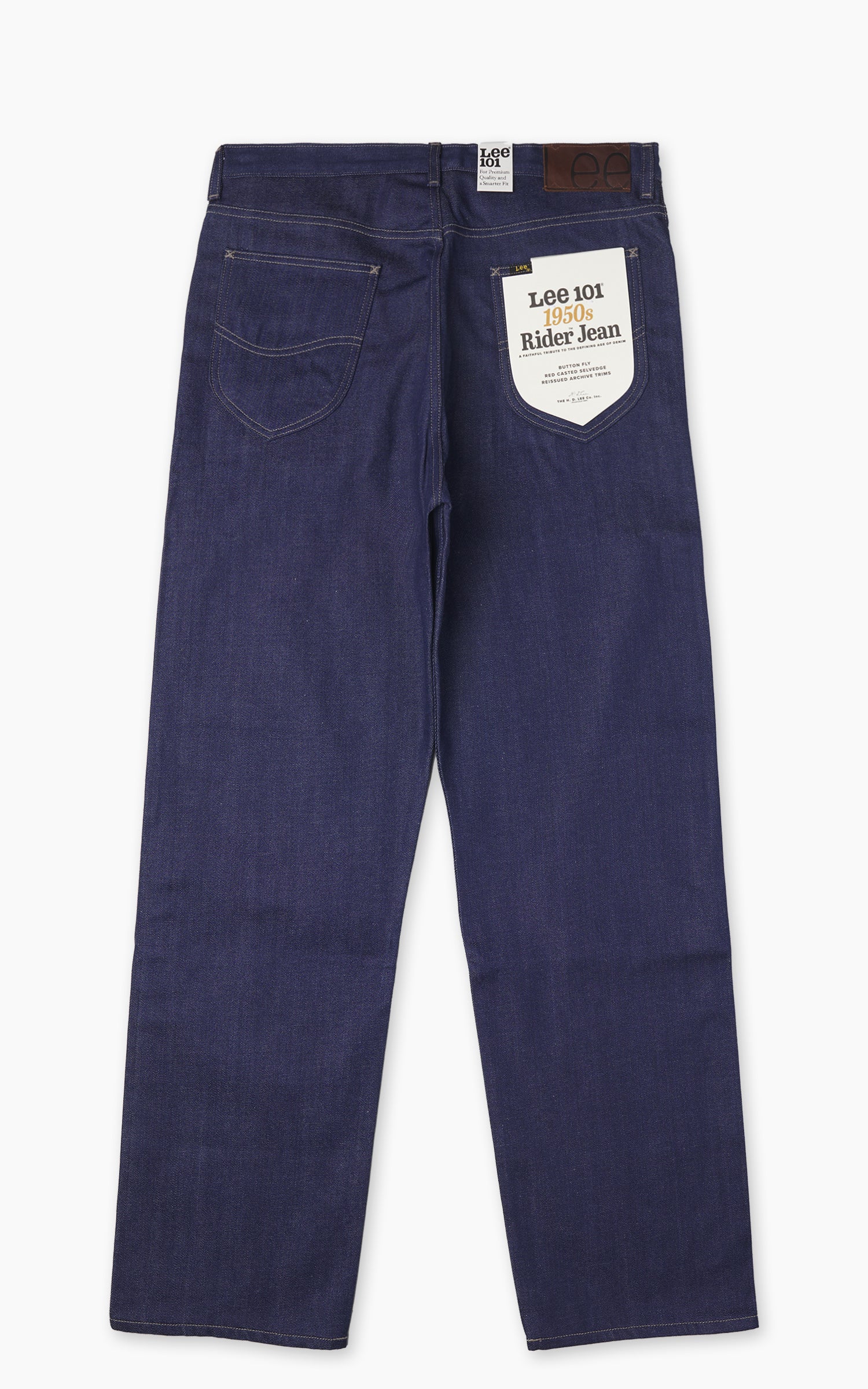 Lee 101 101 50's Rider Relaxed Jean Dry Red Cast Indigo