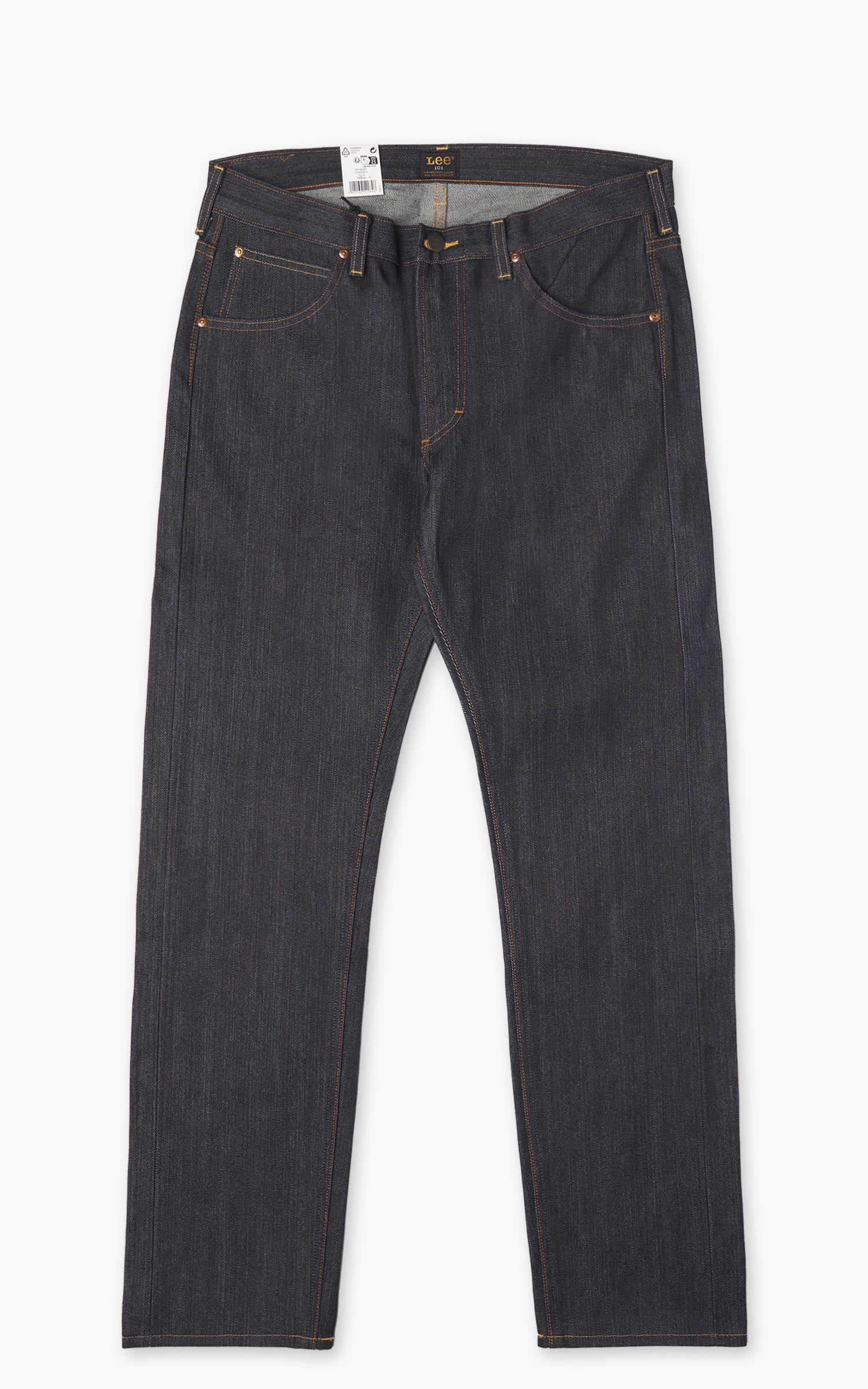 Lee 101 101 S Slim Jean Selvedge Dry Blue 14.75oz