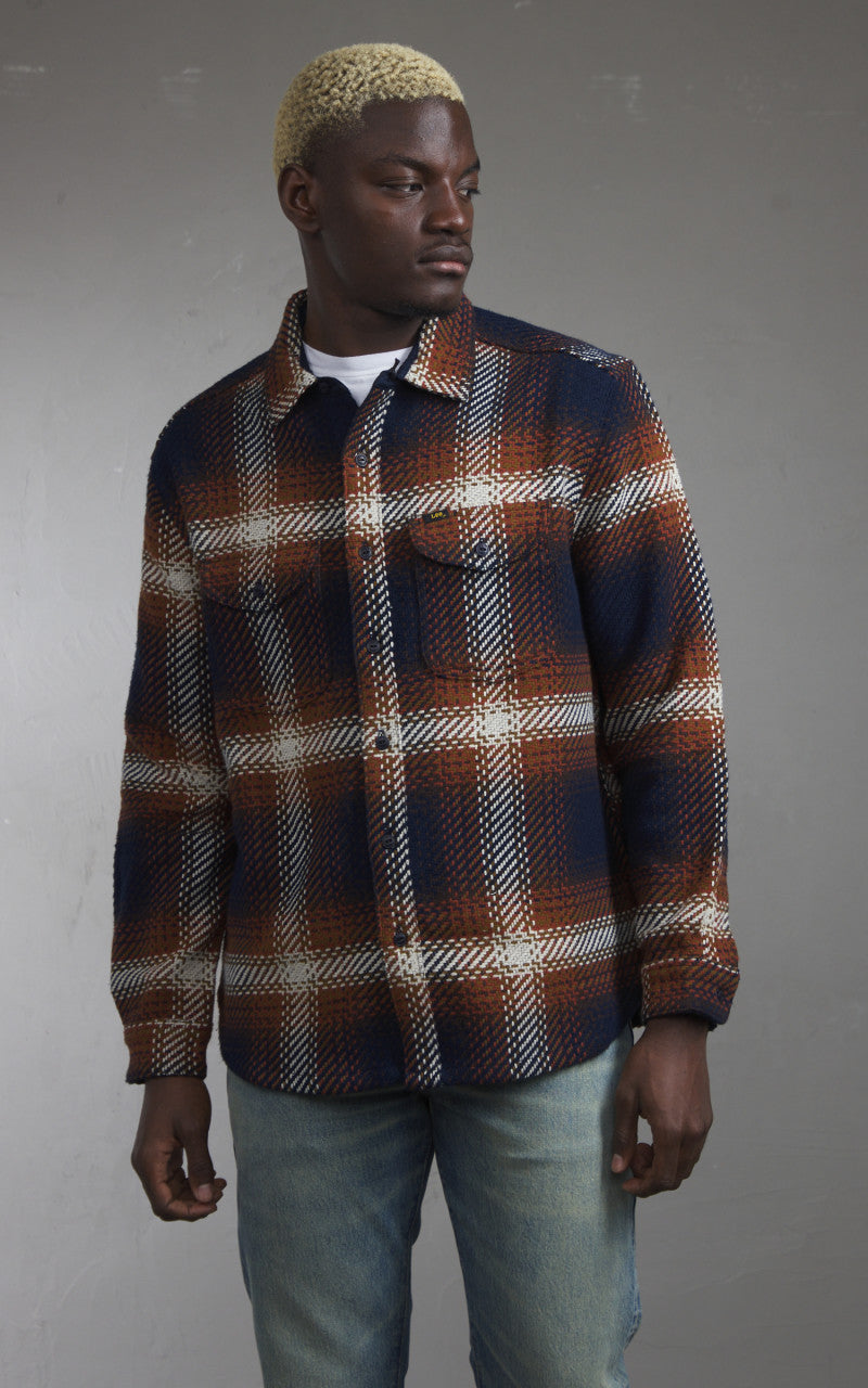 Lee 101 101 Worker Shirt Navy