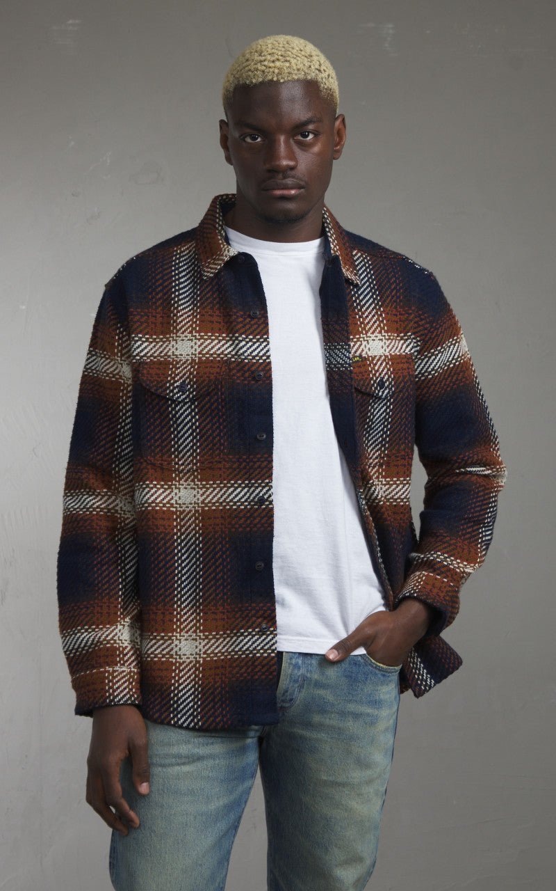 Lee 101 101 Worker Shirt Navy