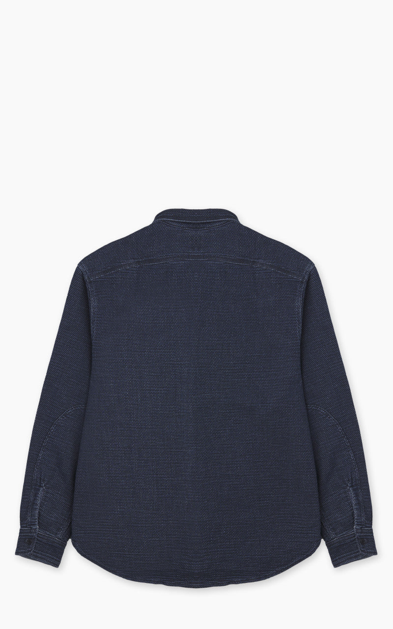 Lee 101 70s Shirt Dark Wash Denim Blue