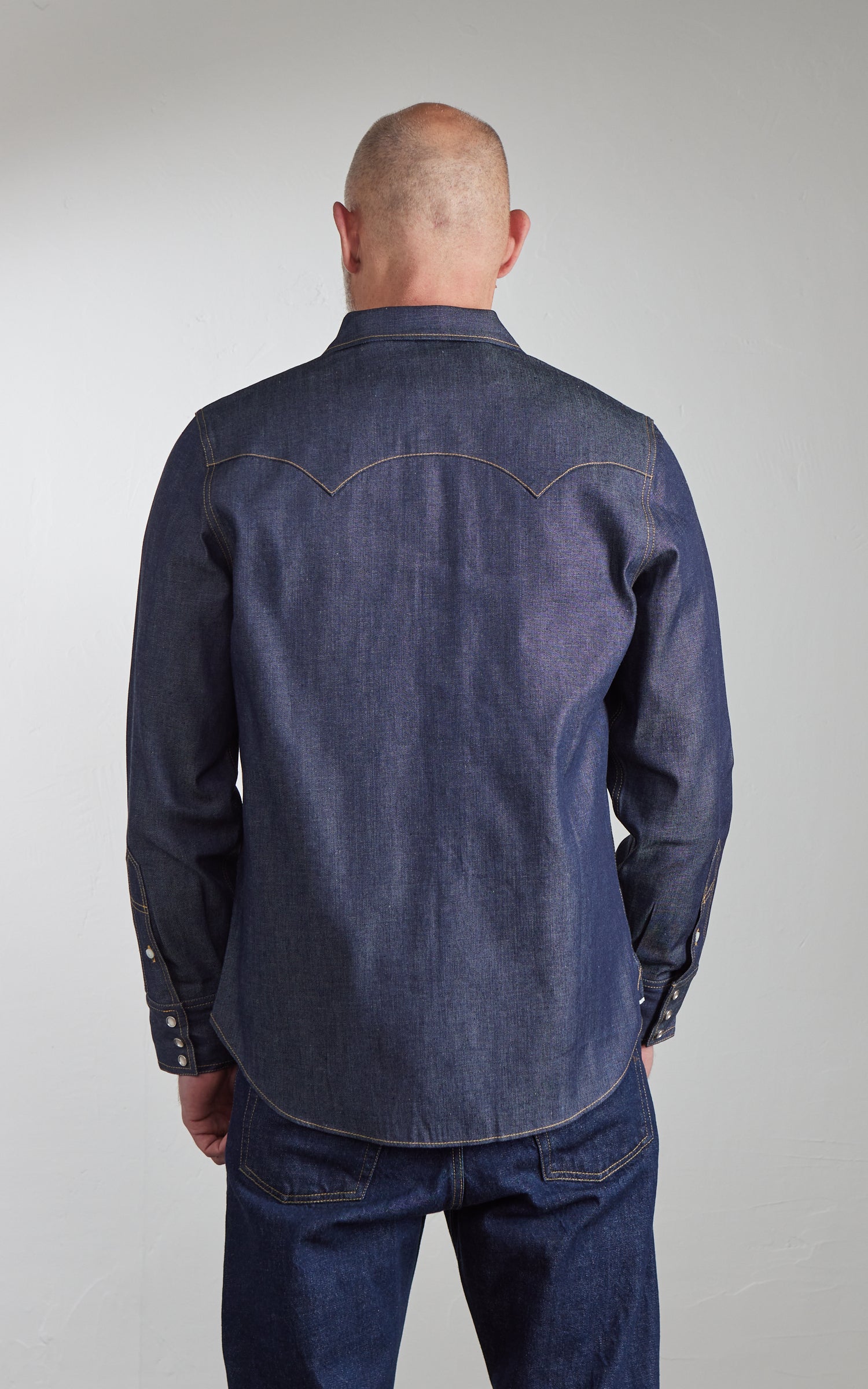 Lee 101 50s Western Shirt Dry Blue