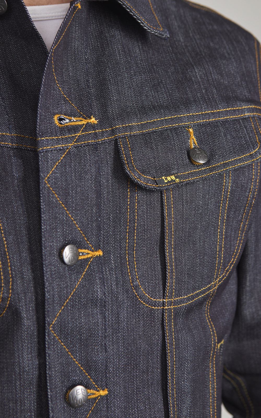 Lee 101 101 Rider Jacket Dry Blue 14.75oz