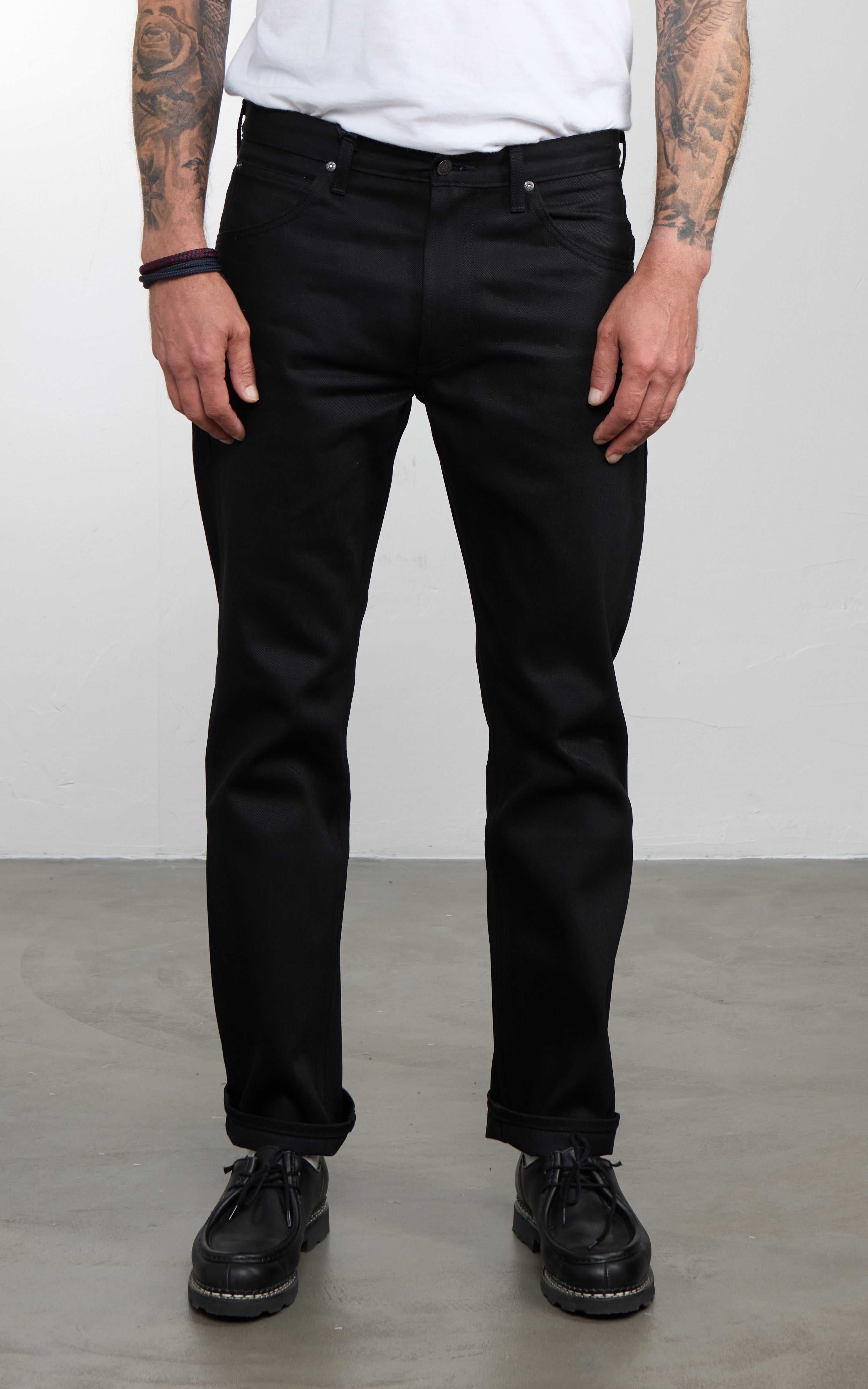 Lee 101 101 Z Jeans Dry Selvedge Black