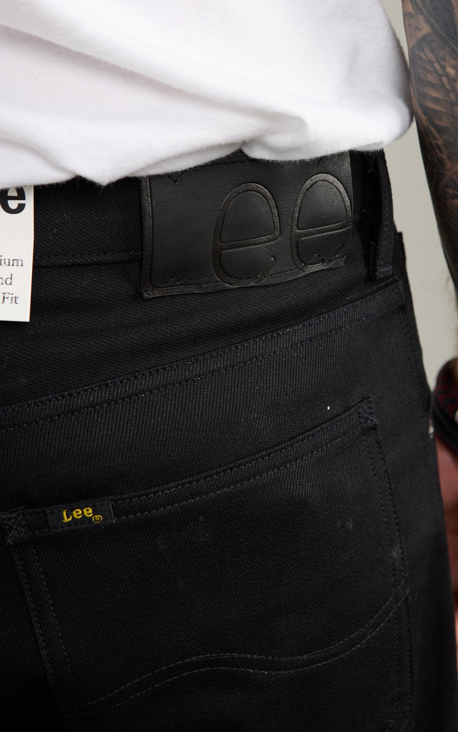 Lee 101 101 Z Jeans Dry Selvedge Black