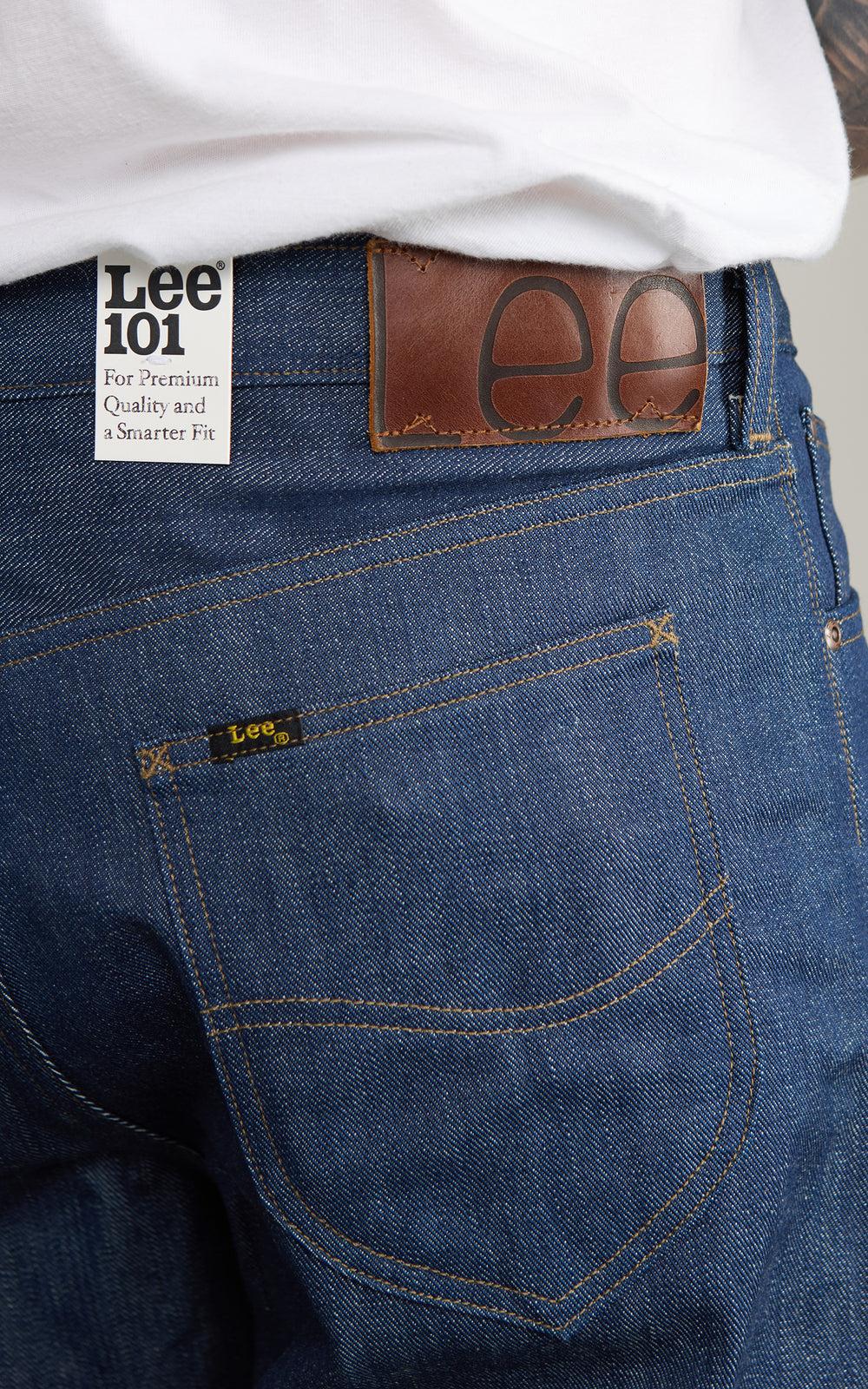Lee 101 101 R Relaxed Jean Selvedge Red Casted LHT