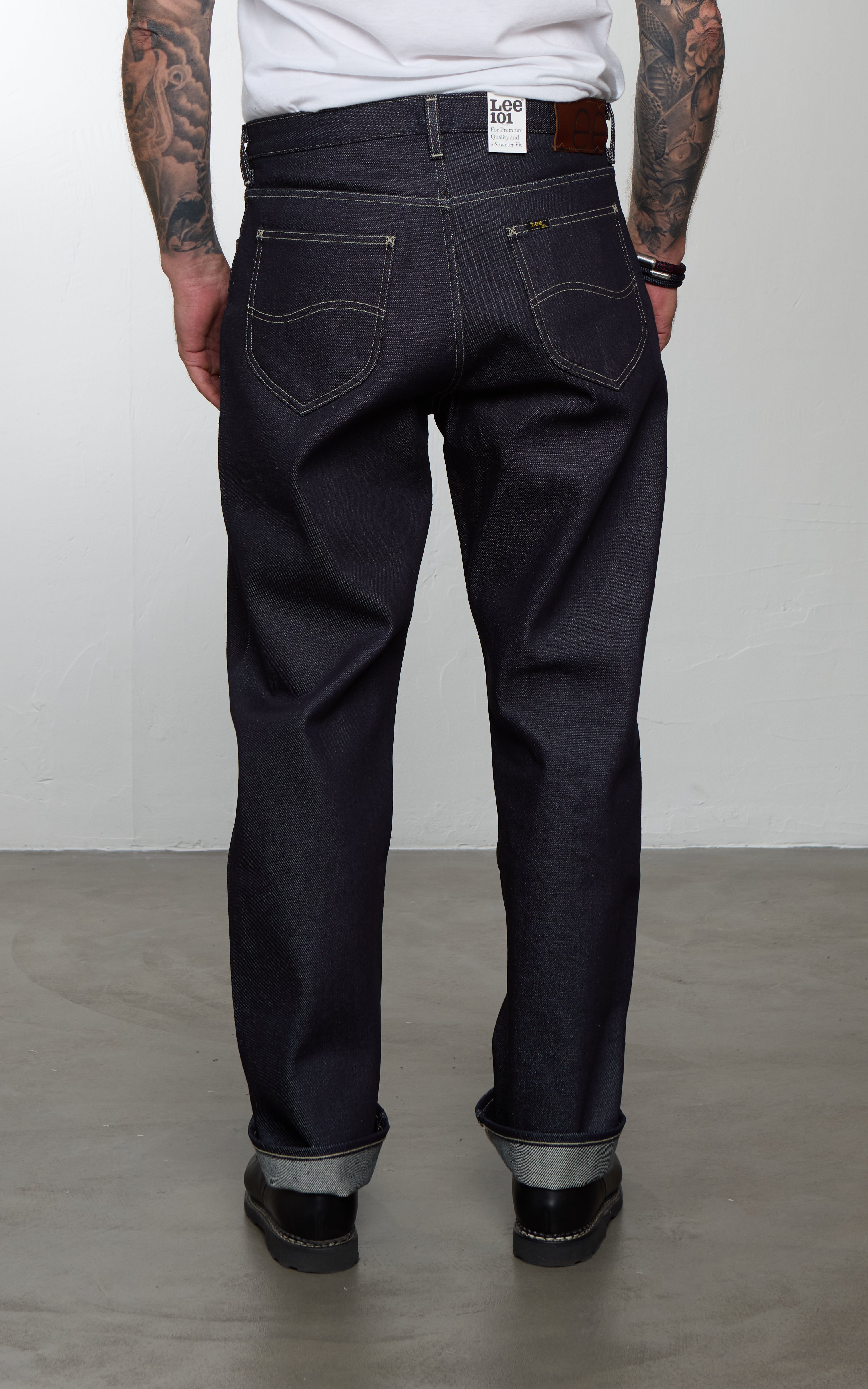 Lee 101 101 L Loose Jean Heavyweight Selvedge Indigo 18.25oz