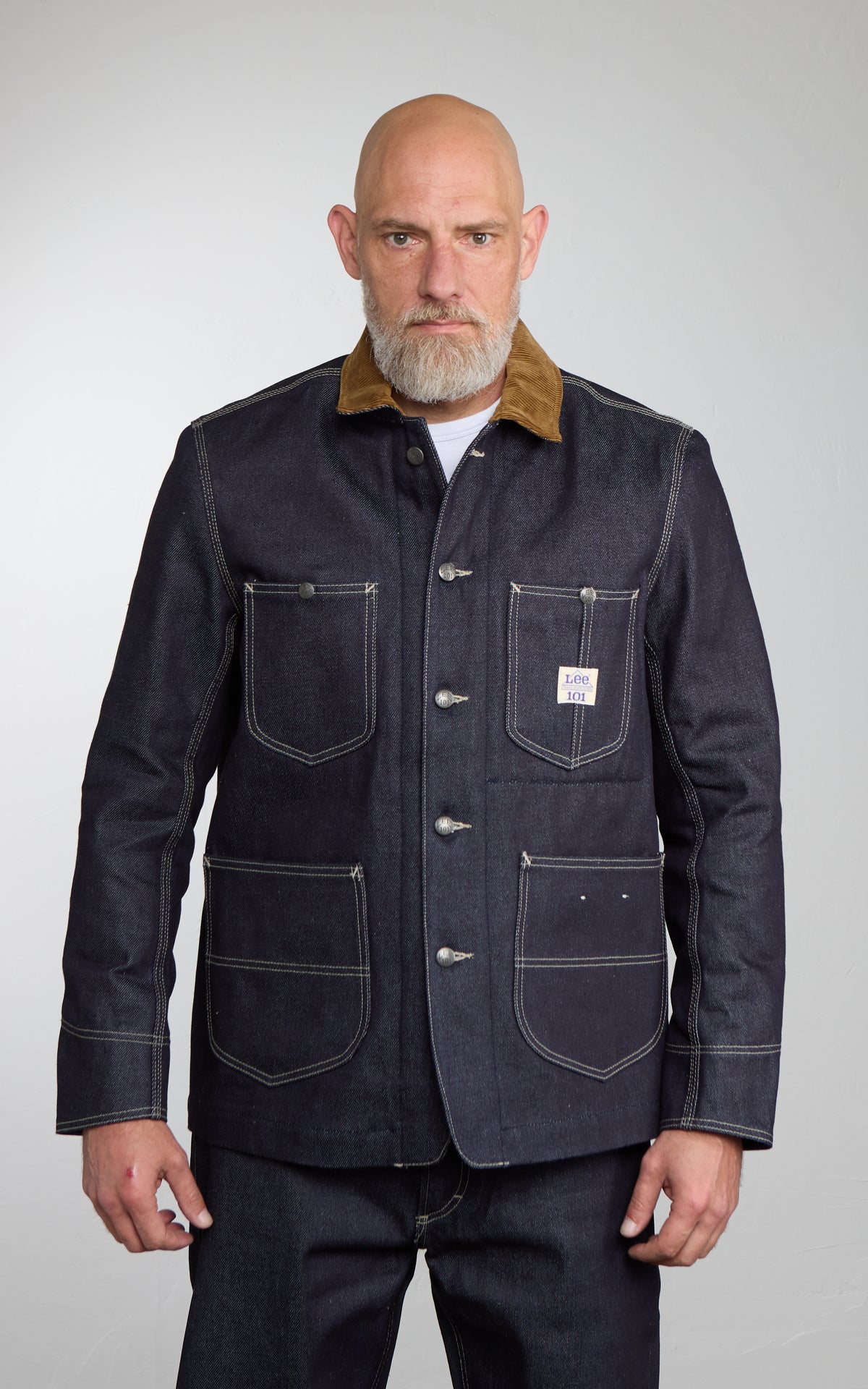 Lee 101 101 Heavyweight Relaxed Chore Jacket Indigo 18.25oz