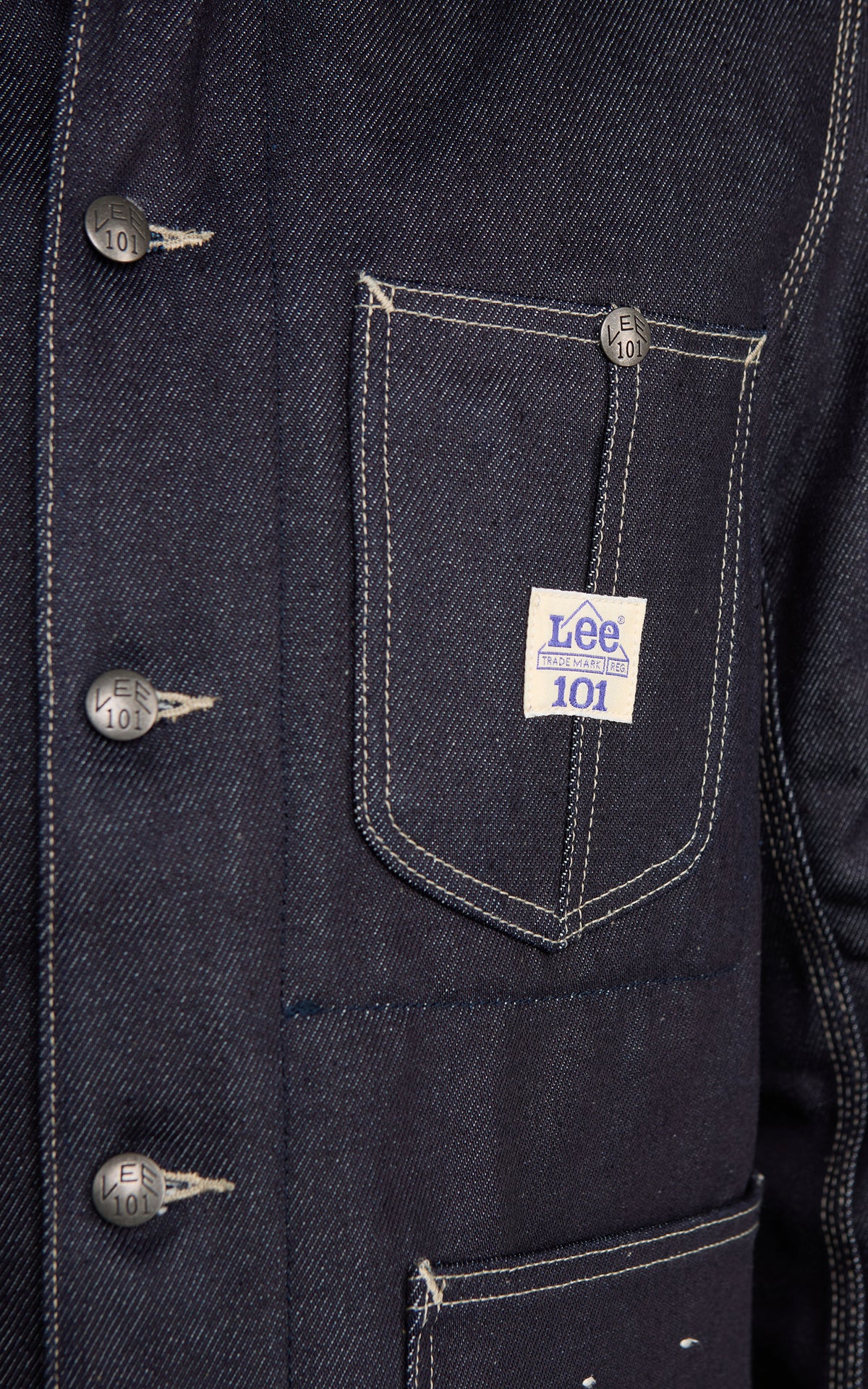 Lee 101 101 Heavyweight Relaxed Chore Jacket Indigo 18.25oz