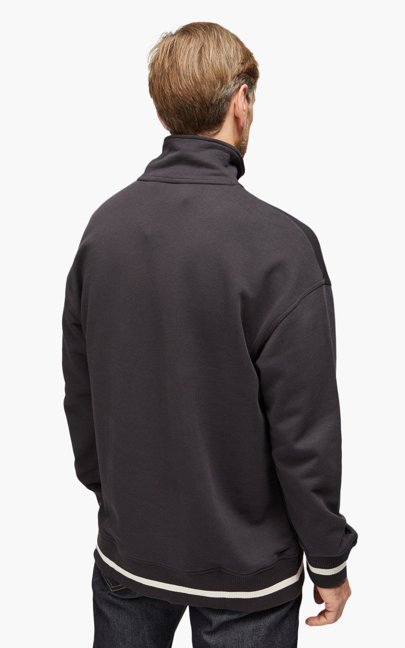 Lee Half Zip Seasonal Sweatshirt Washed Black