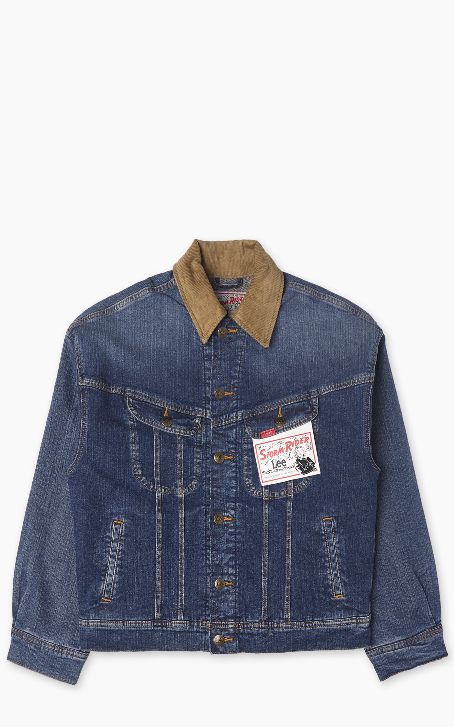 Lee x Marilyn Monroe Storm Rider Jacket Mid Wash