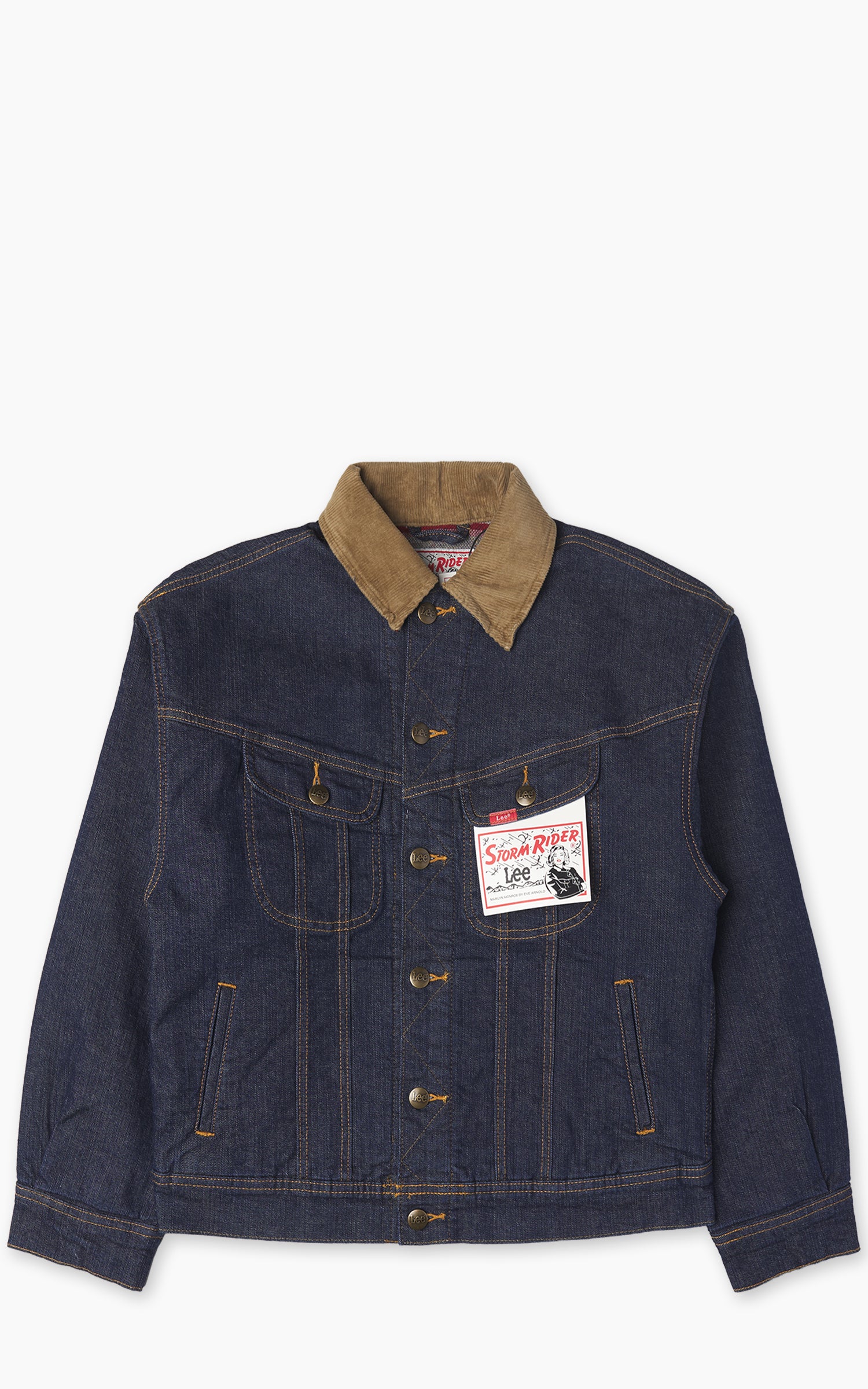 Lee x Marilyn Monroe Storm Rider Jacket Rinse Indigo