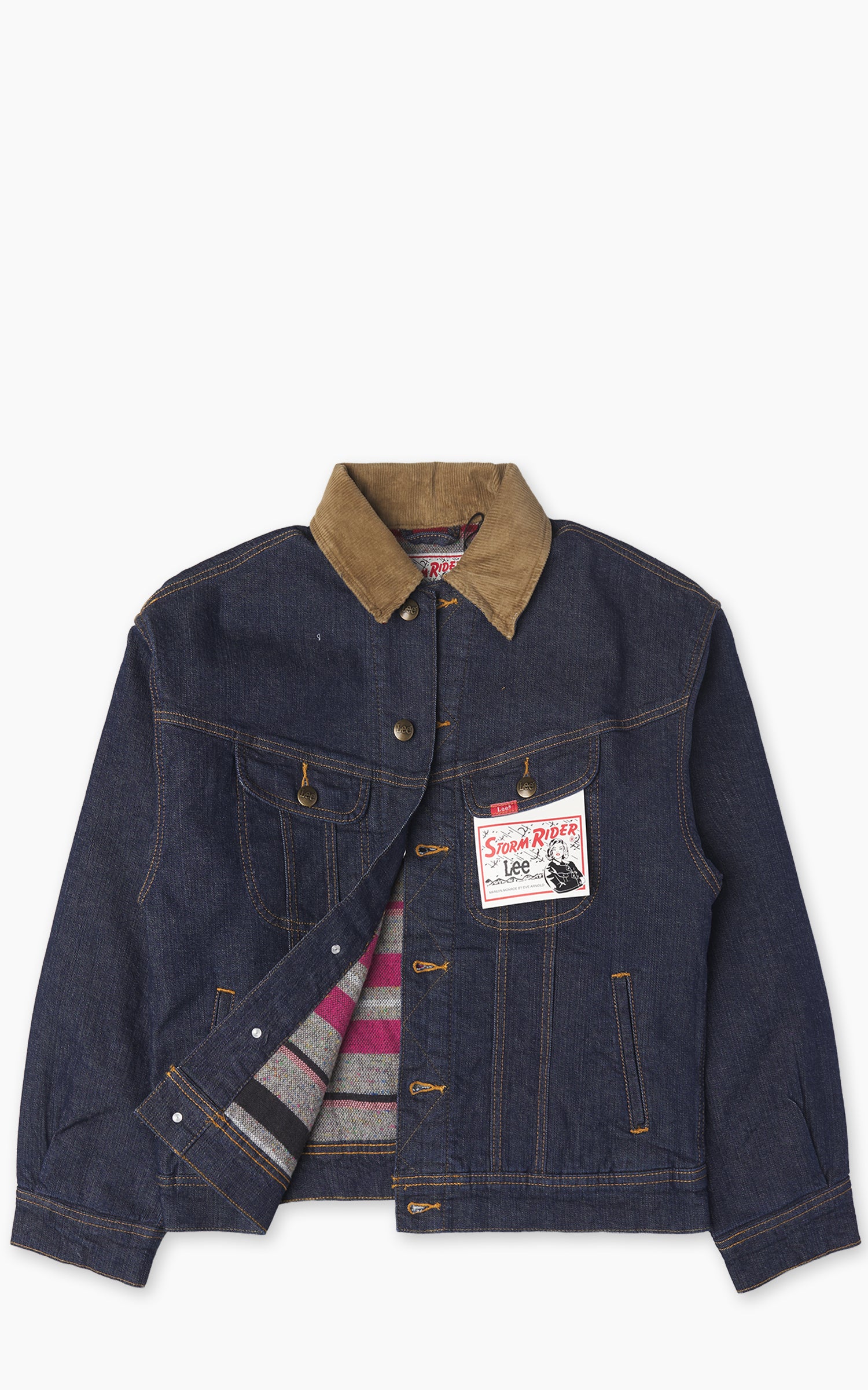 Lee x Marilyn Monroe Storm Rider Jacket Rinse Indigo