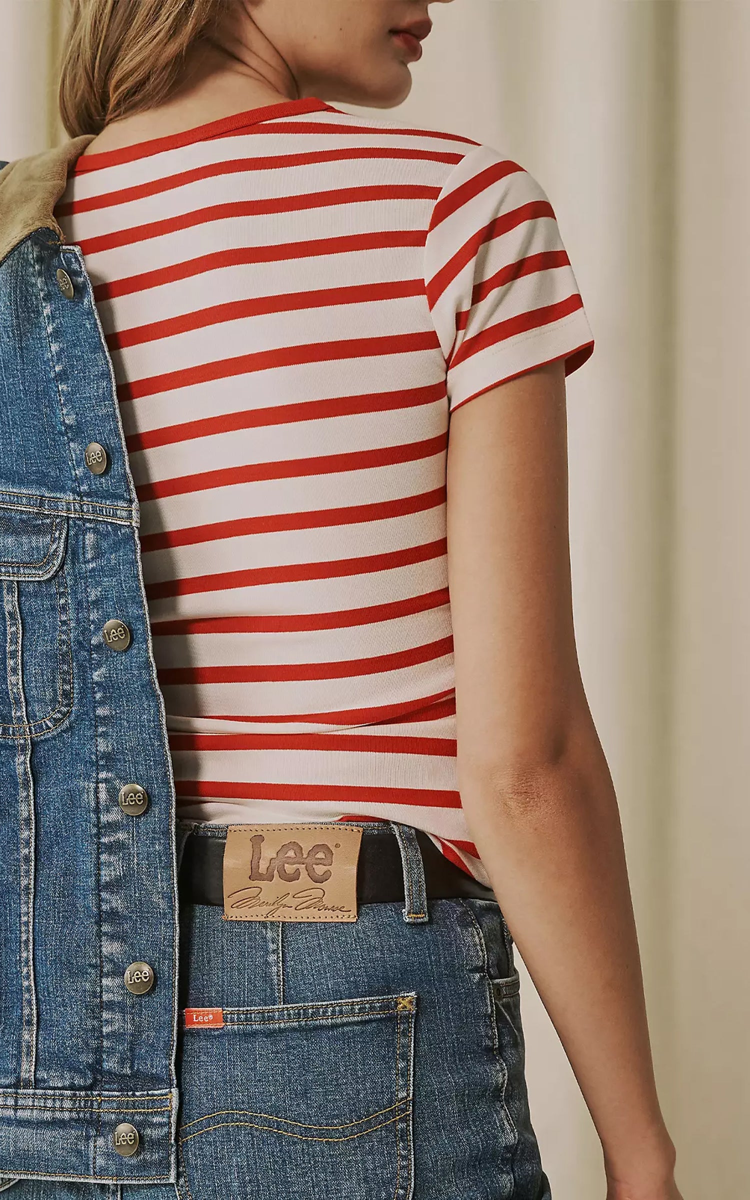 Lee x Marilyn Monroe Baby Tee Striped
