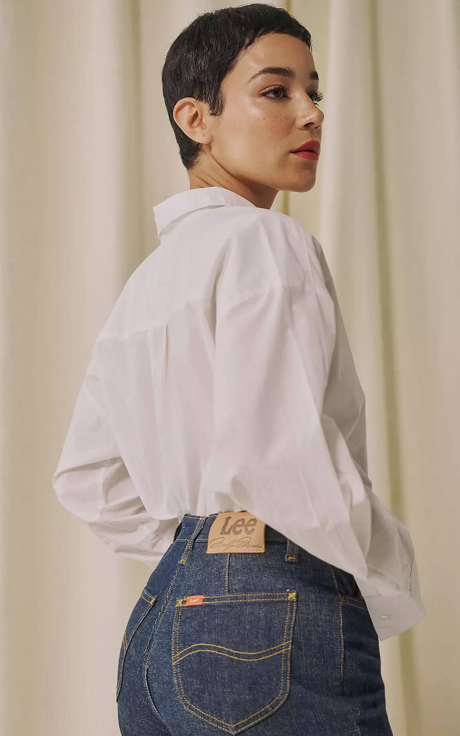 Lee x Marilyn Monroe Boyfriend Shirt Star White