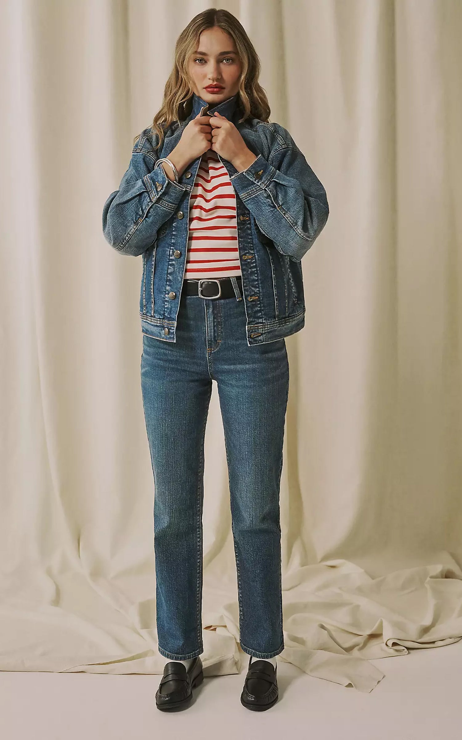Lee x Marilyn Monroe High Rise Jean Mid Wash