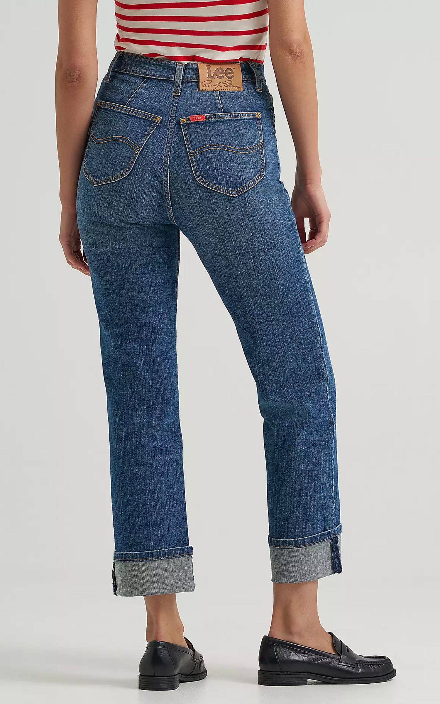 Lee x Marilyn Monroe High Rise Jean Mid Wash