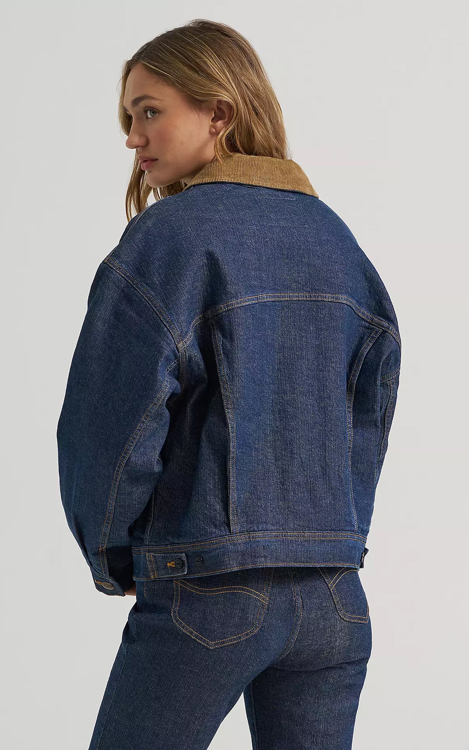 Lee x Marilyn Monroe Storm Rider Jacket Rinse Indigo