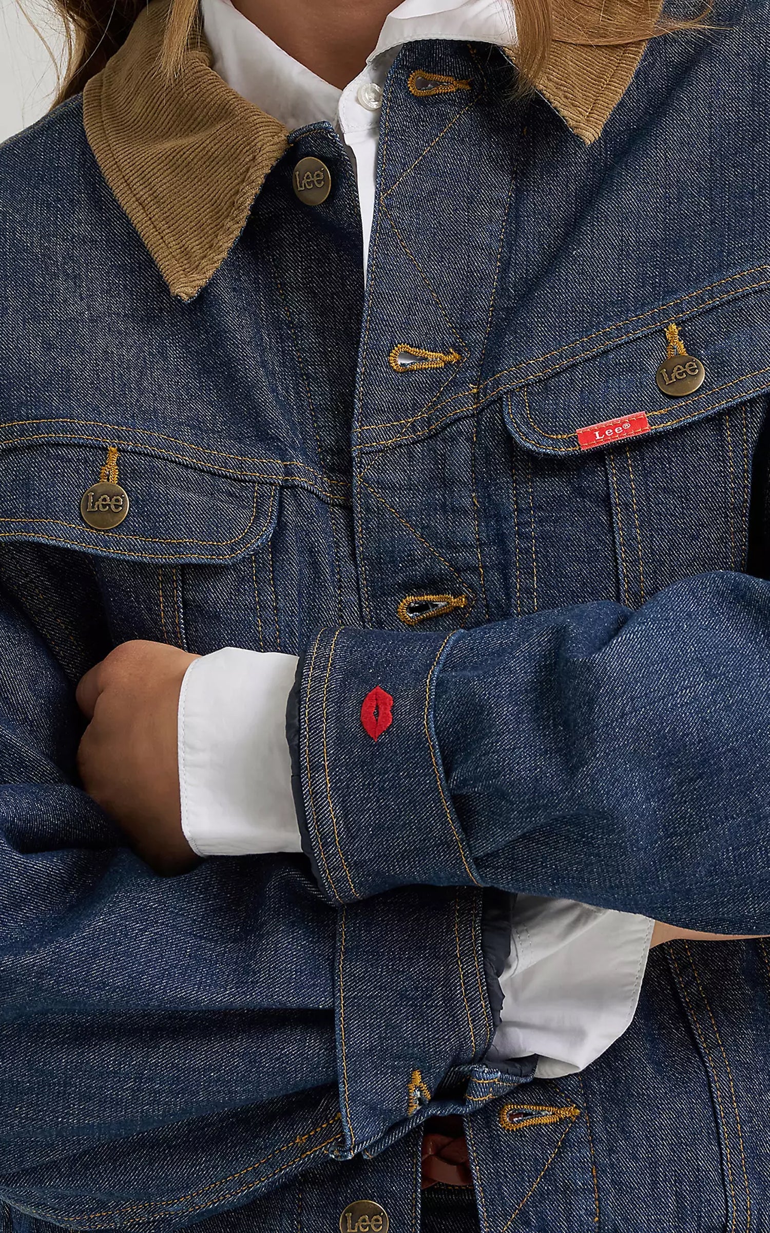 Lee x Marilyn Monroe Storm Rider Jacket Rinse Indigo
