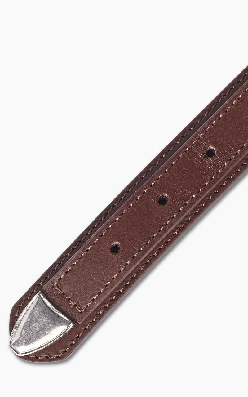 Lemaire Minimal Western Belt Leather Roasted Pecan