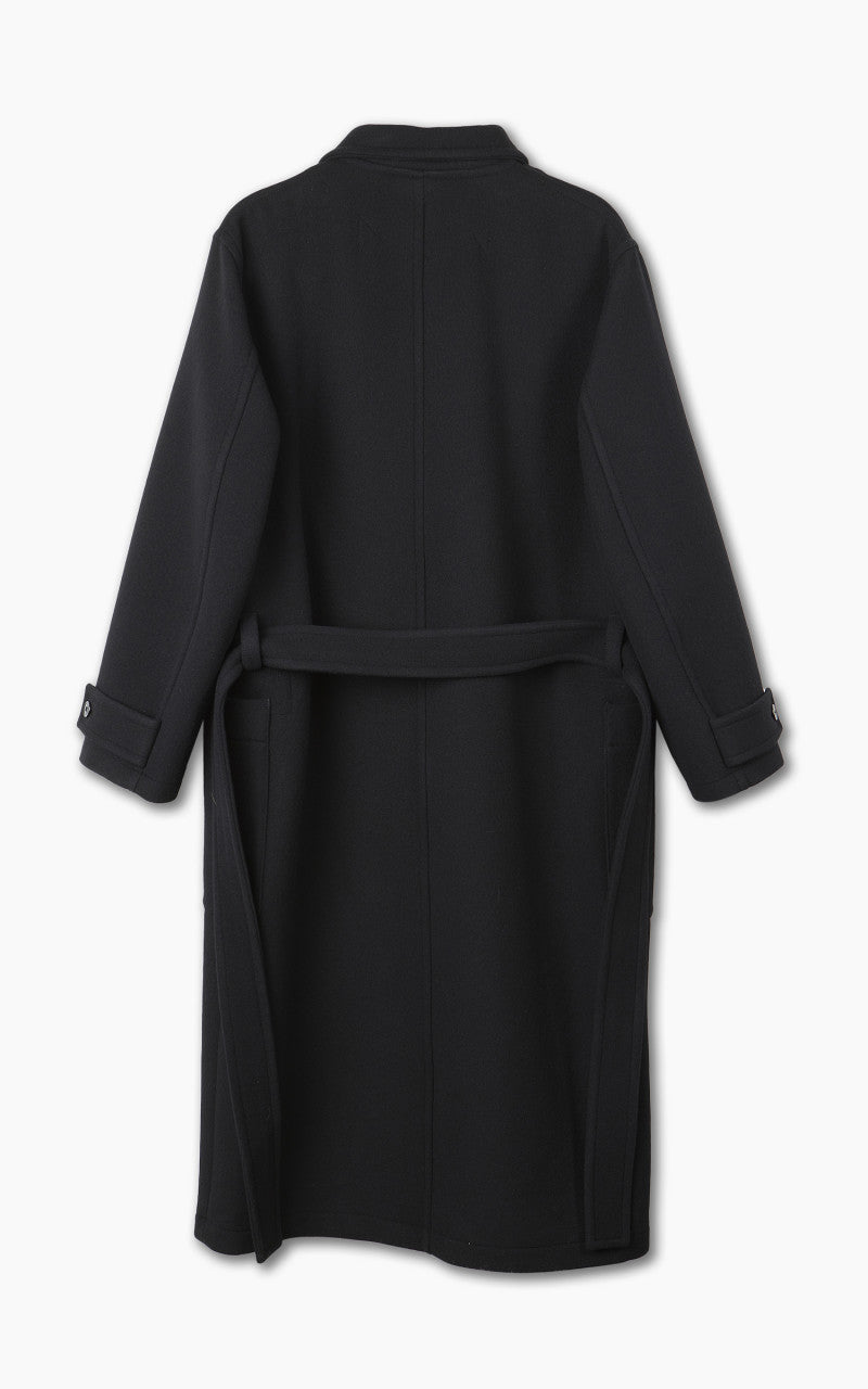 Lemaire Wrap Coat Wool Black