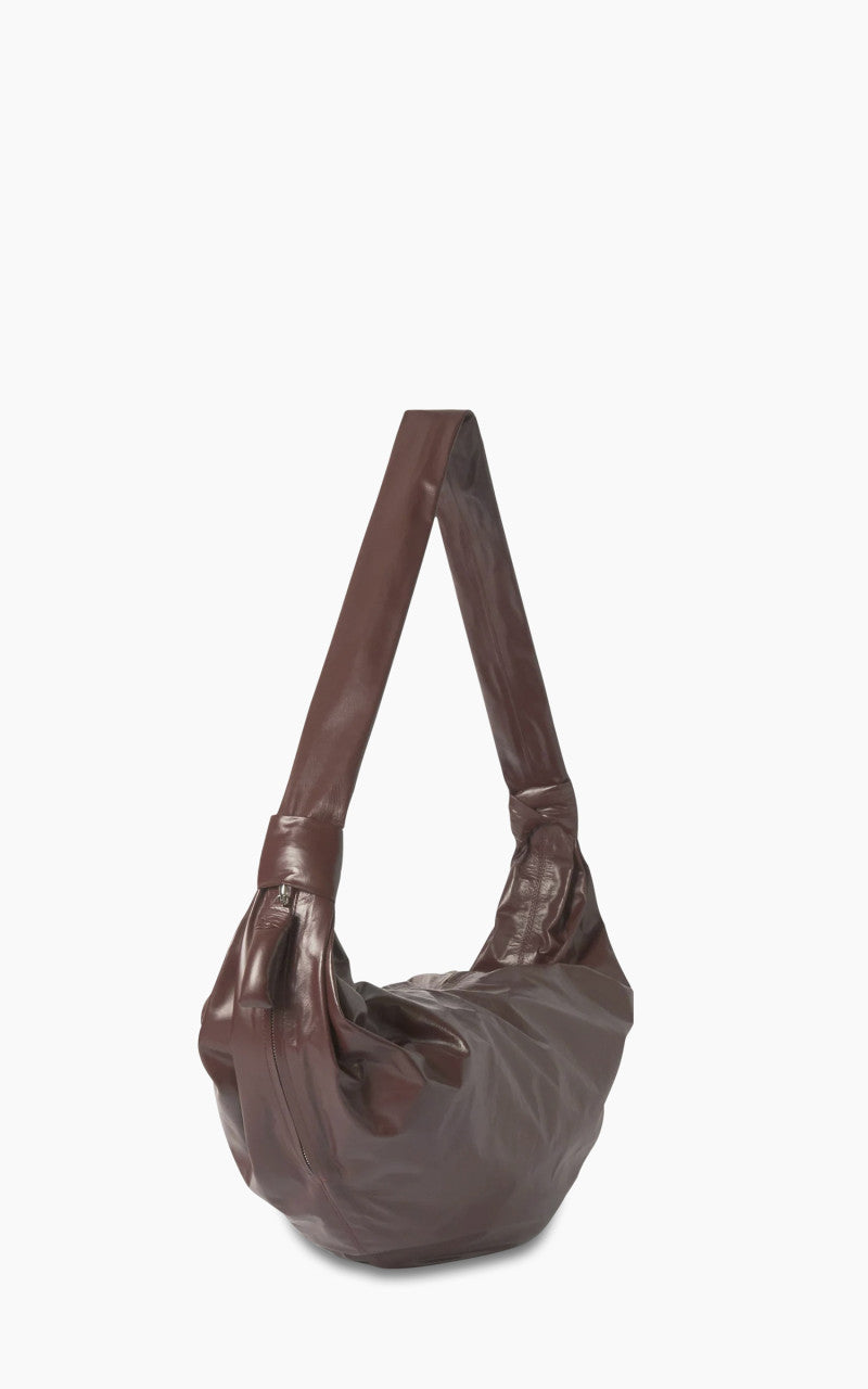 Lemaire Large Croissant Bag Lightweight Leather Roasted Pecan