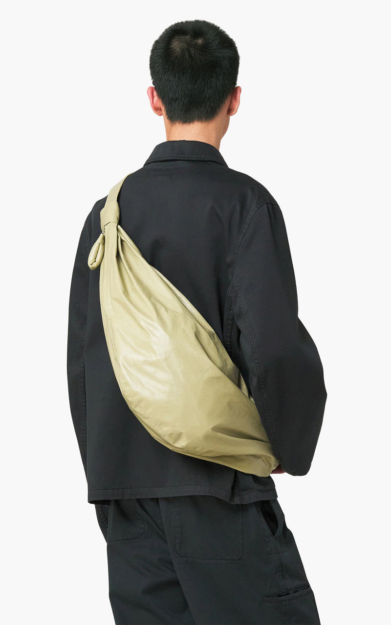 Lemaire Large Croissant Bag Lightweight Leather Dusty Sage