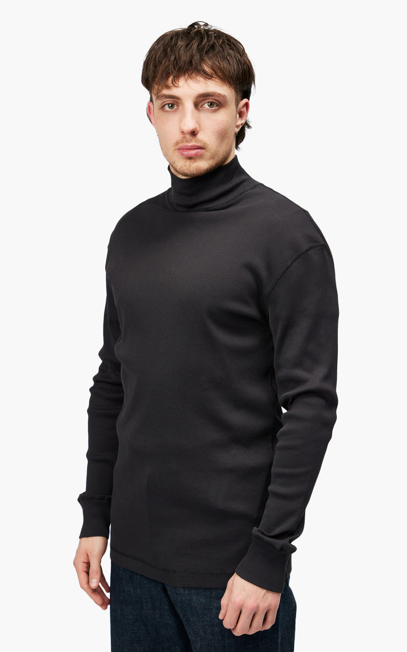 Lemaire Ribbed Turtleneck Squid Ink