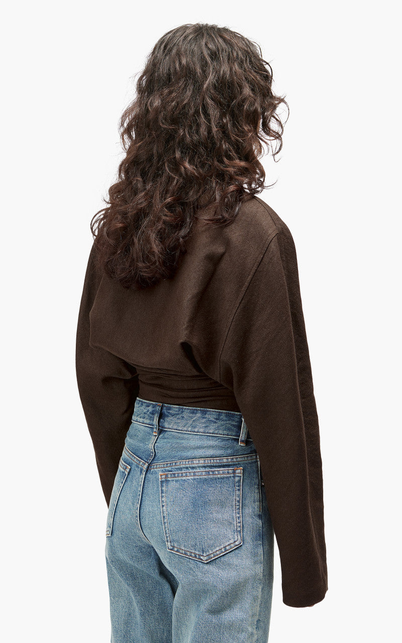 Lemaire Wrap Top Brown