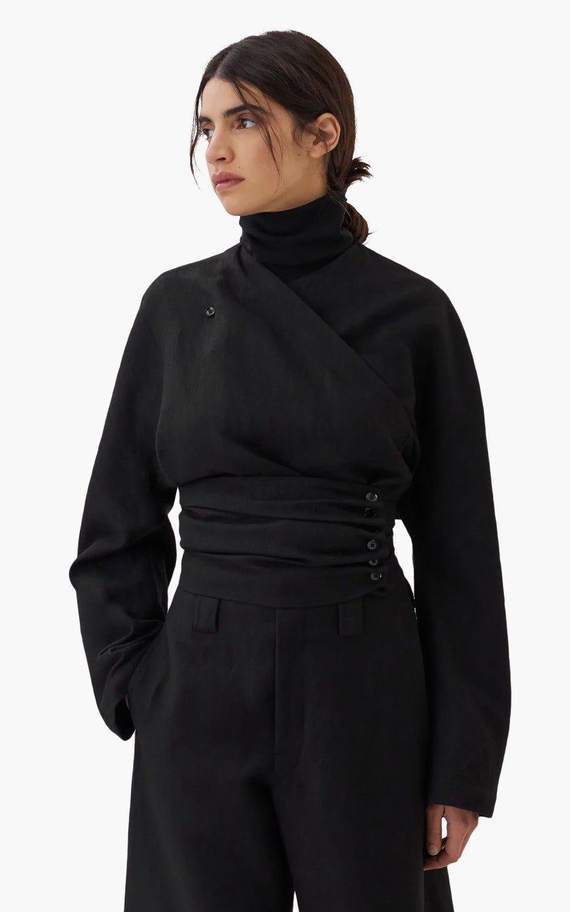 Lemaire Wrap Top Black