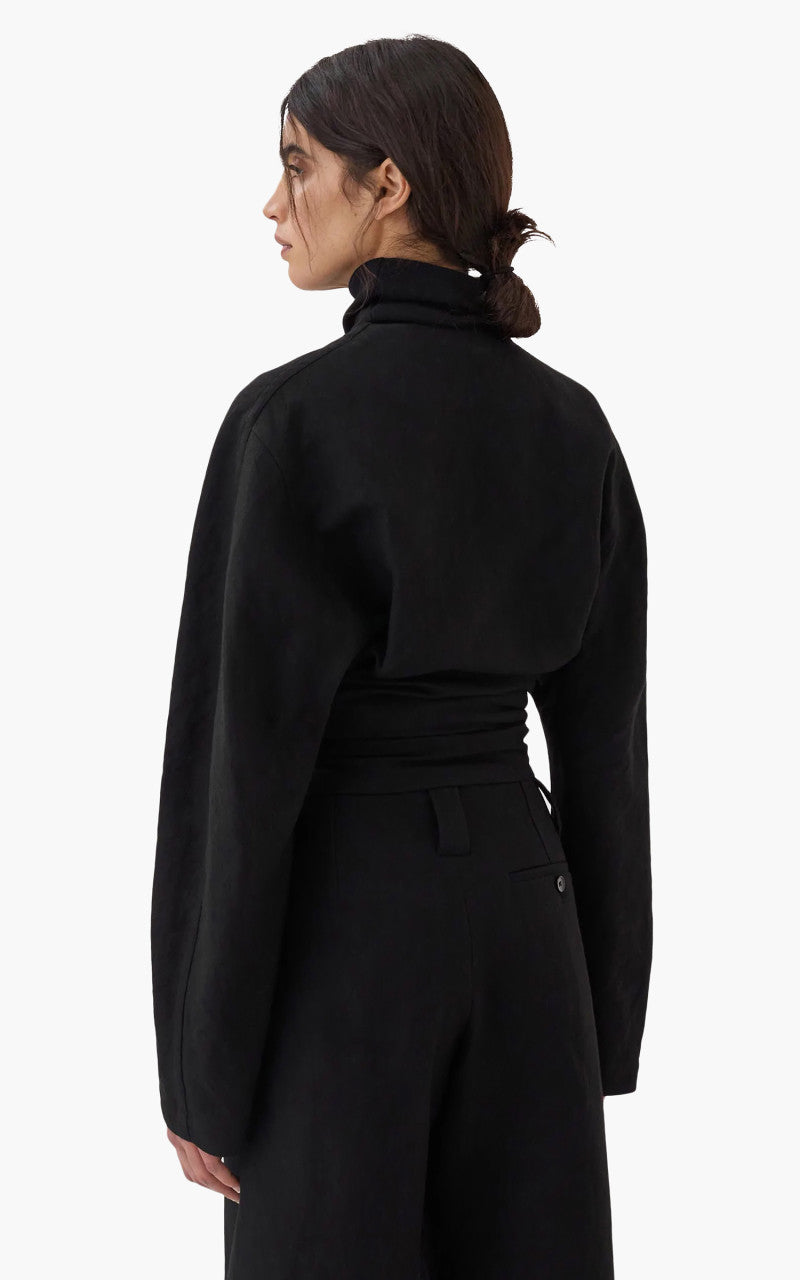 Lemaire Wrap Top Black